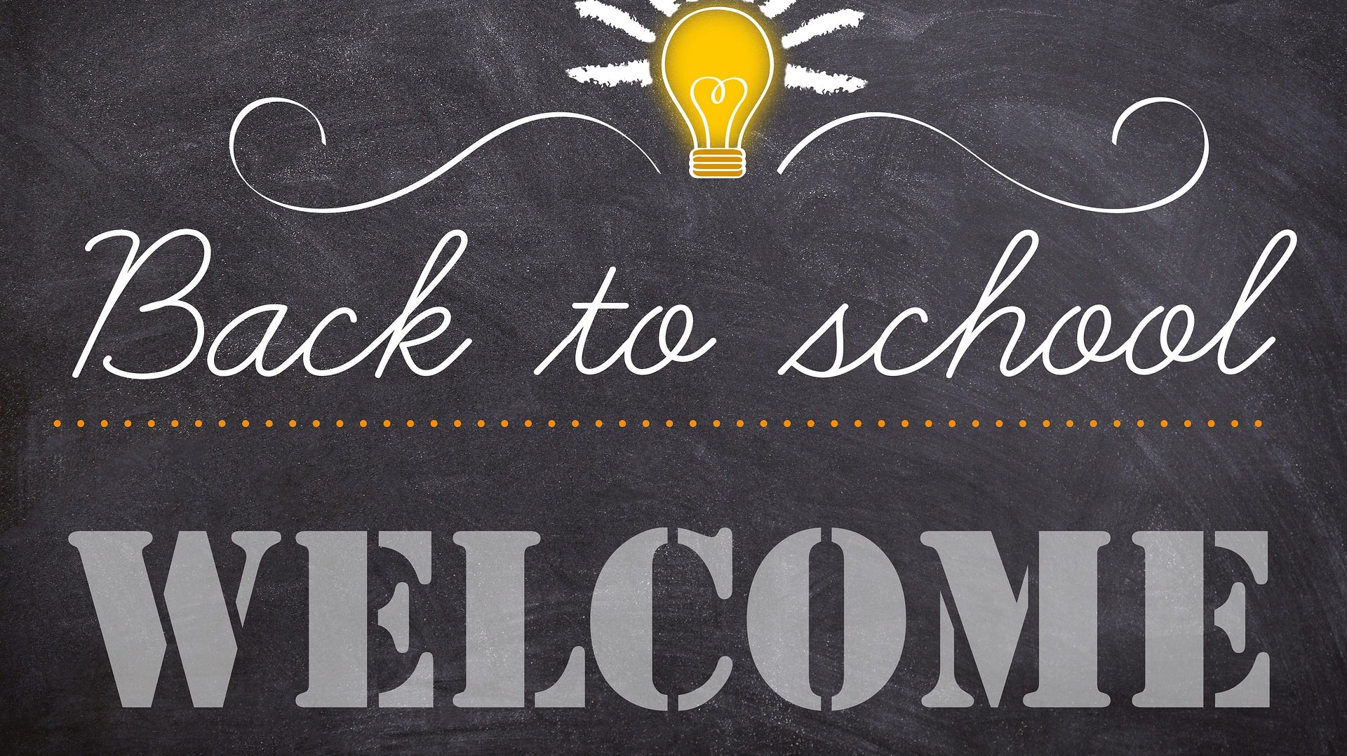 Back to school Welcome poster