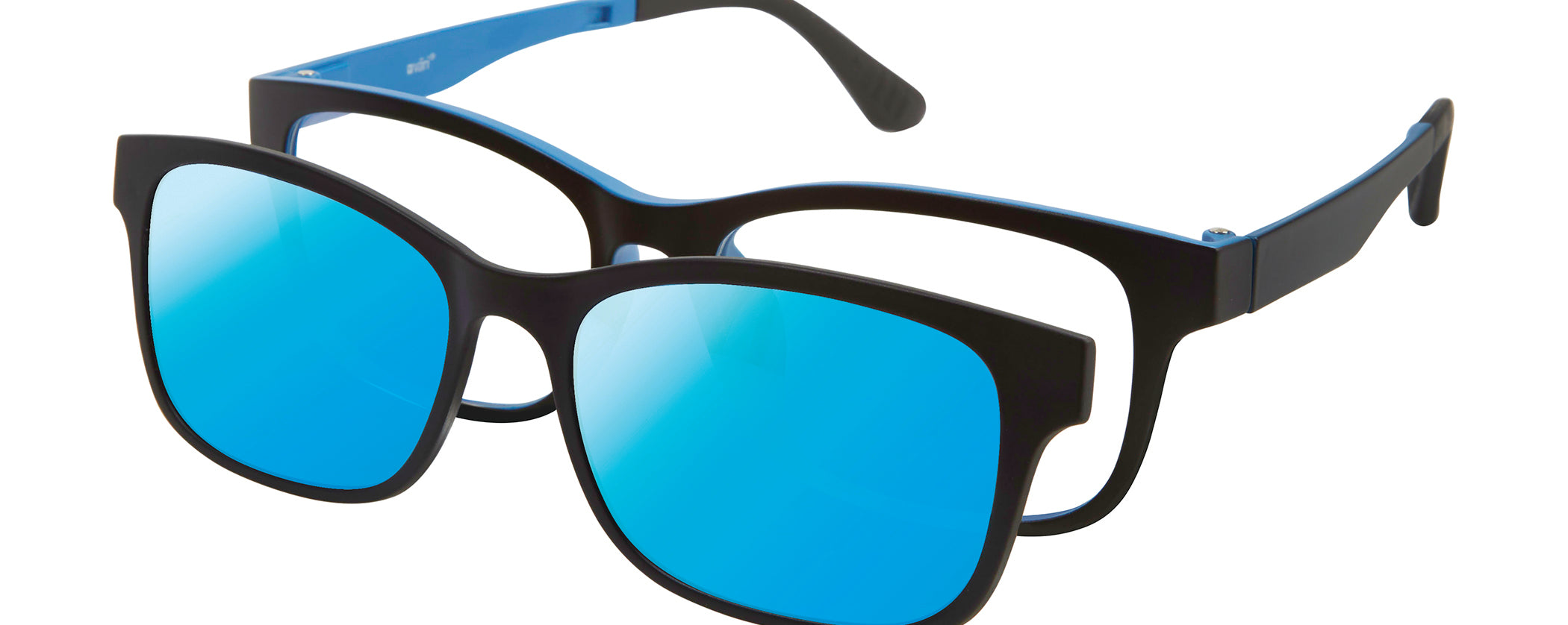 VC-1 Black Blue with Polarized Clip | Väri Eyewear