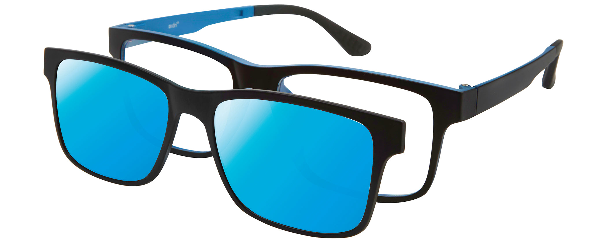 VC-2 Black Blue with Polarized Clip | Väri Eyewear