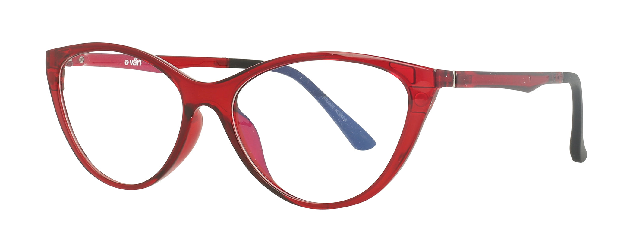 VC-5 Deep Red Crystal with G15 Polarized Clip | Väri Eyewear