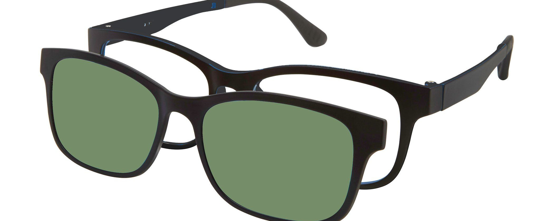 VC-1 Matte Black with G15 Polarized Clip | Väri Eyewear