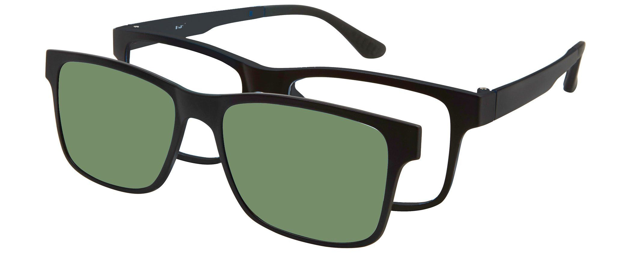 VC-2 Matte Black with G15 Polarized Clip | Väri Eyewear