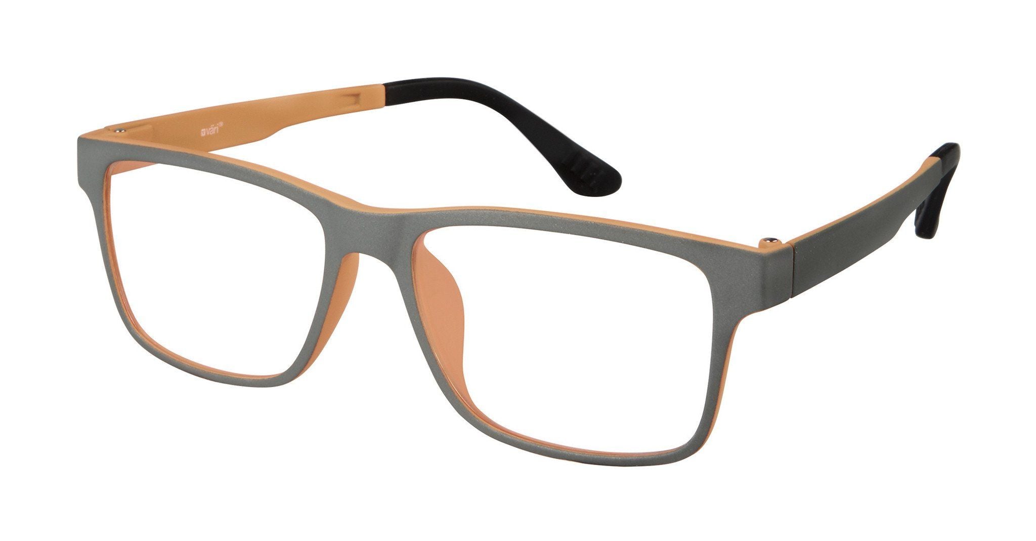 VC-2 Grey Pumpkin with Orange Mirrored Clip (Wholesale) | Väri Eyewear
