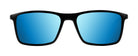 VC-3 Black with Blue Mirror Clip (Wholesale) | Väri Eyewear