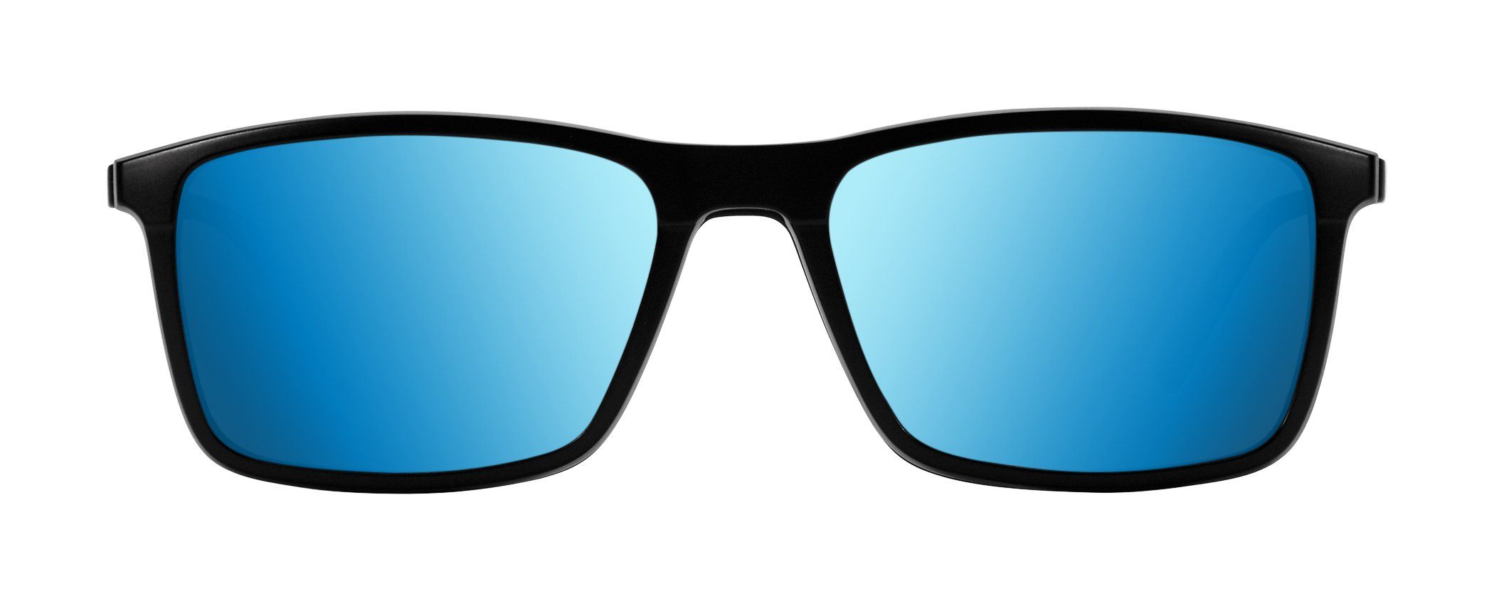 VC-3 Black with Blue Mirror Clip (Wholesale) | Väri Eyewear