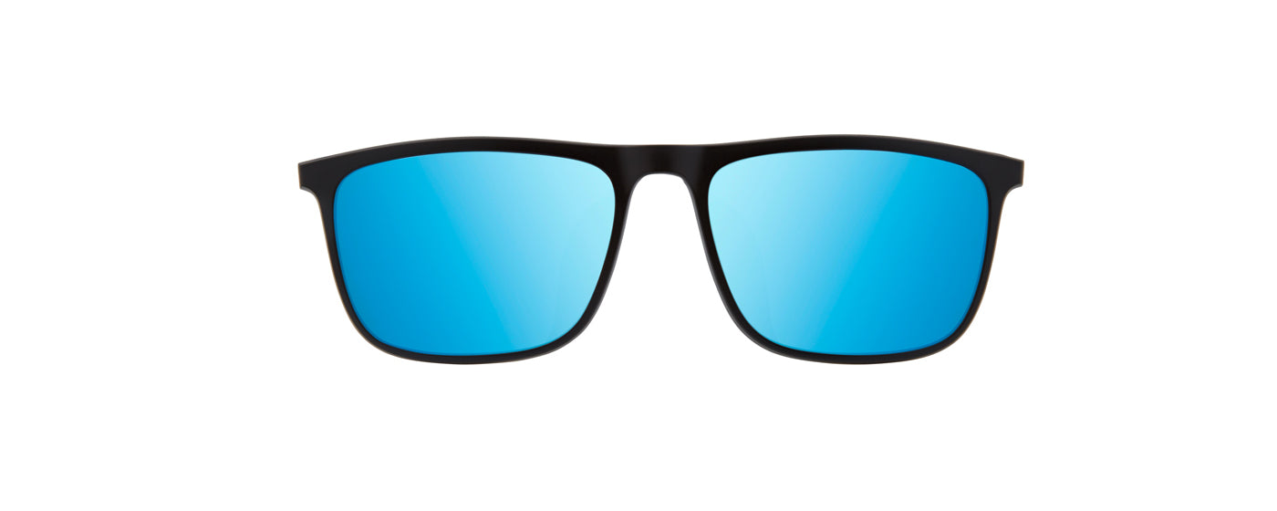 VC-4 Matte Black with Blue Mirror Clip | Väri Eyewear