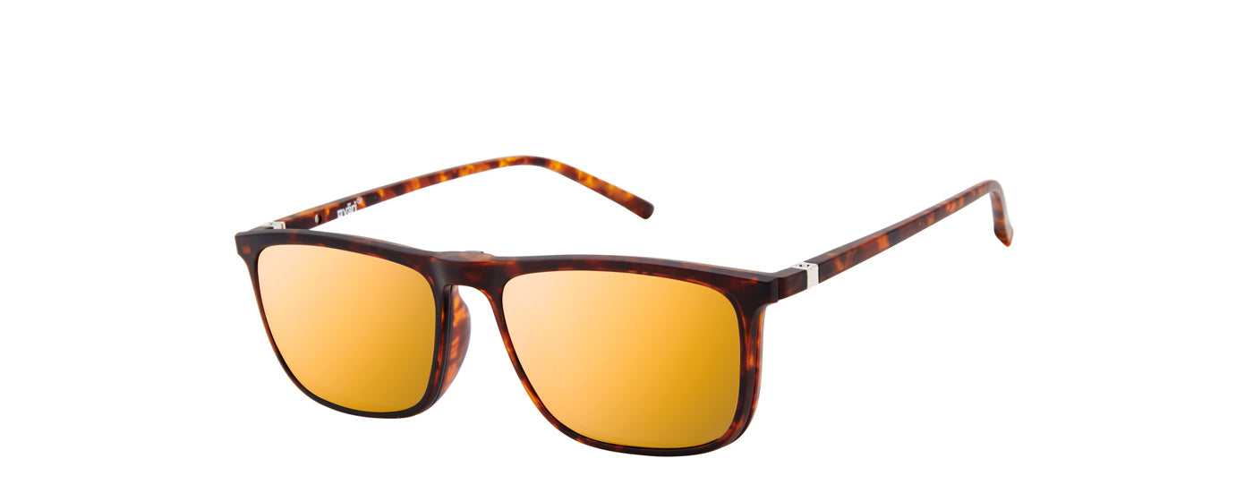 VC-4 Tortoise with Gold Mirror Clip (Wholesale) | Väri Eyewear