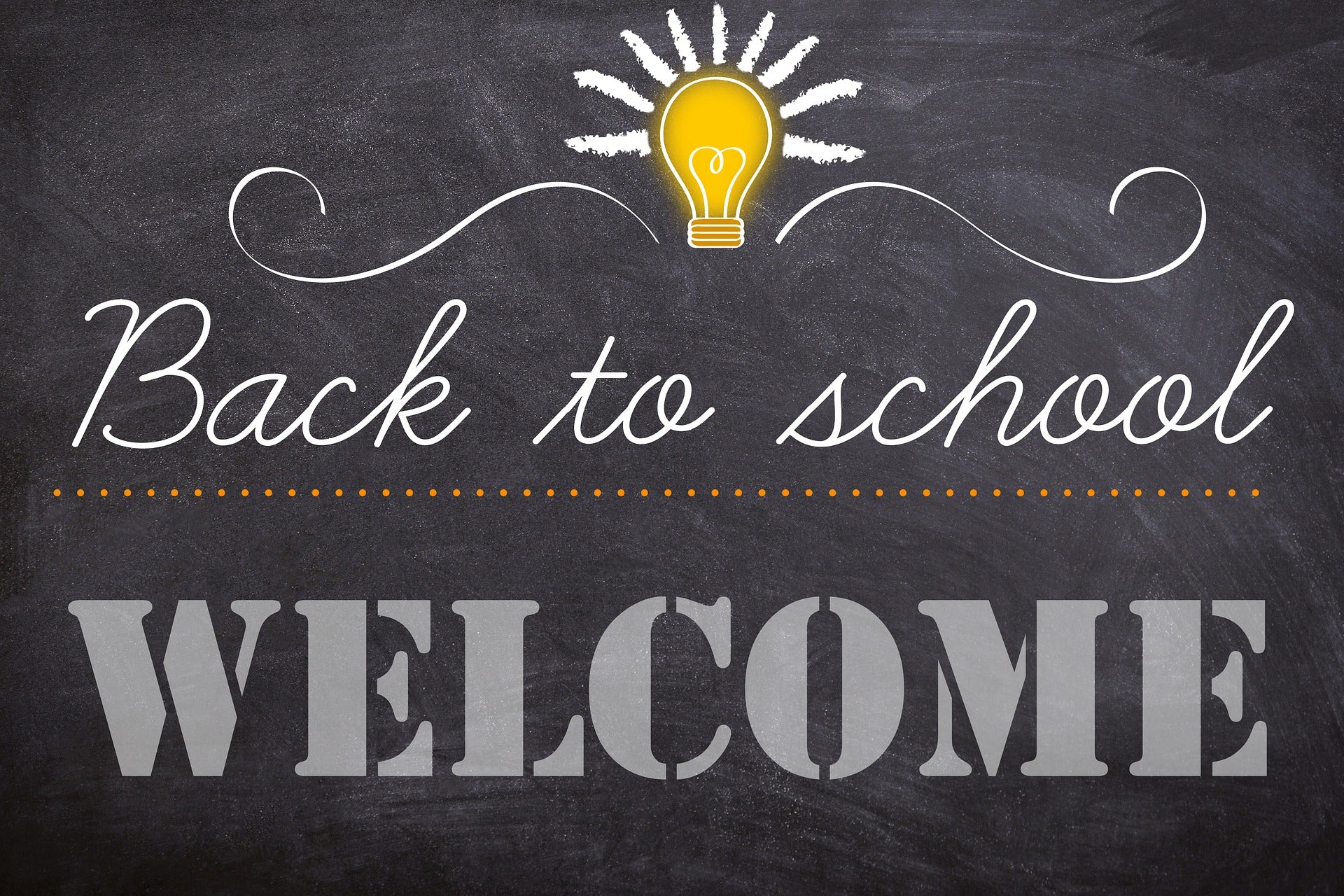 Back to school Welcome poster