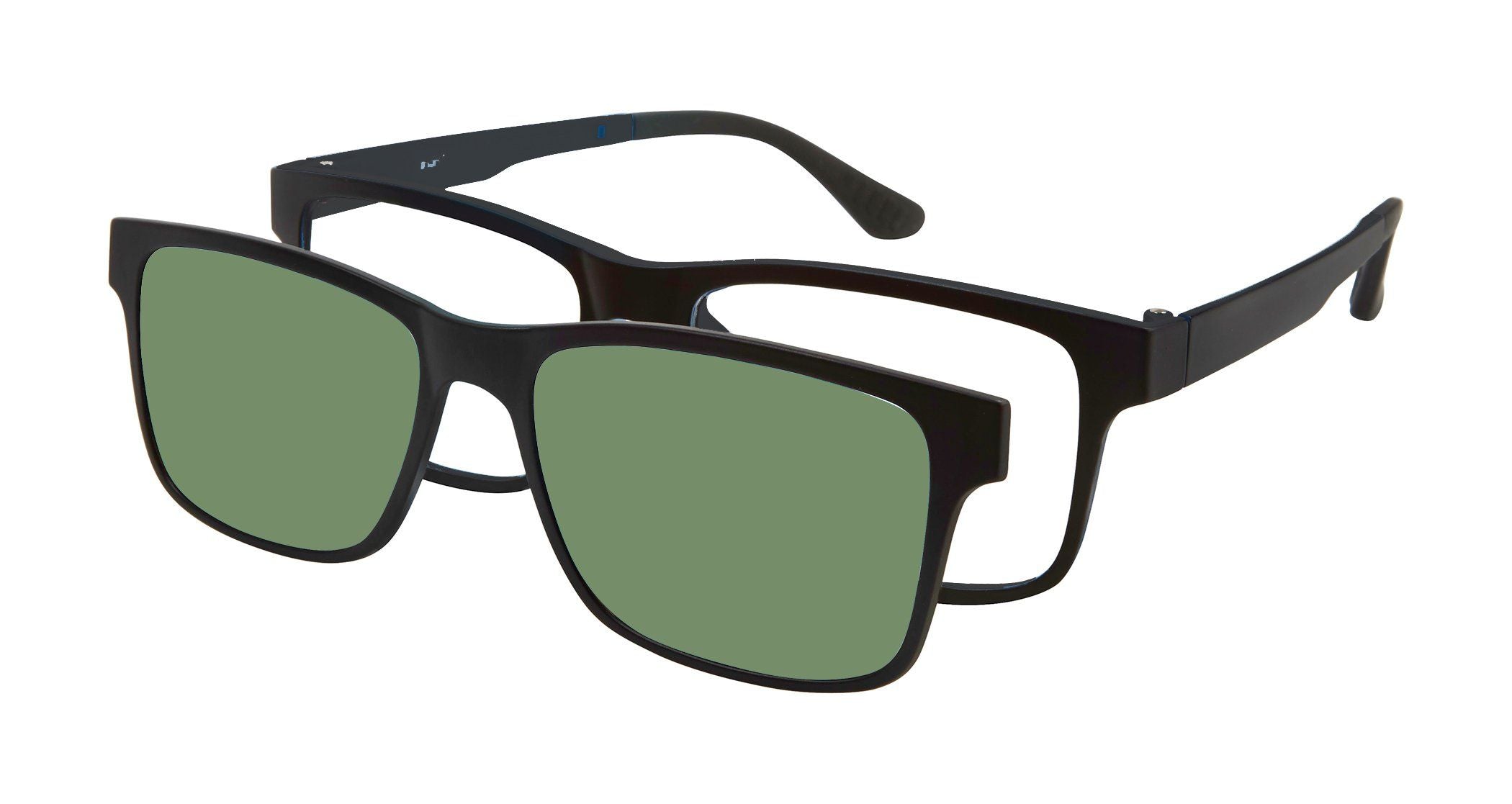 VC-2 Matte Black with G15 Polarized Clip | Väri Eyewear