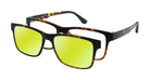 VC-2 Tortoise with Yellow Mirrored Clip | Väri Eyewear