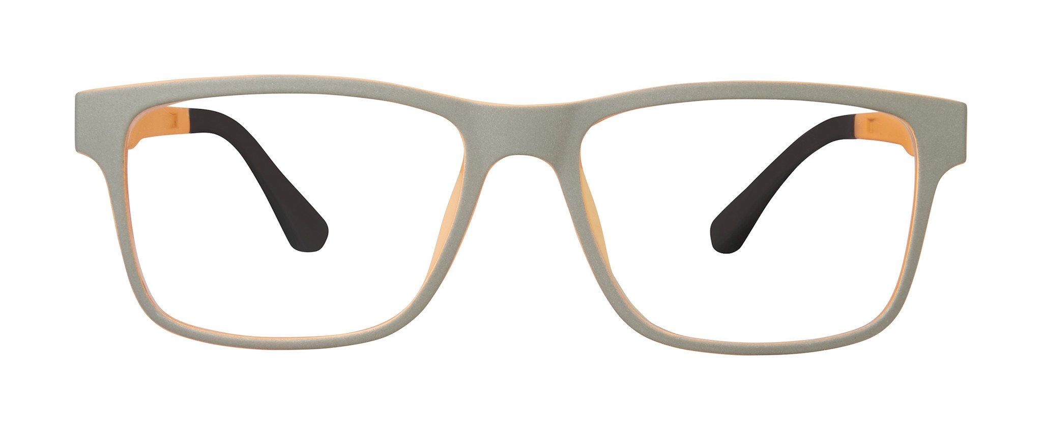 VC-2 Grey Pumpkin with Orange Mirrored Clip (Wholesale) | Väri Eyewear