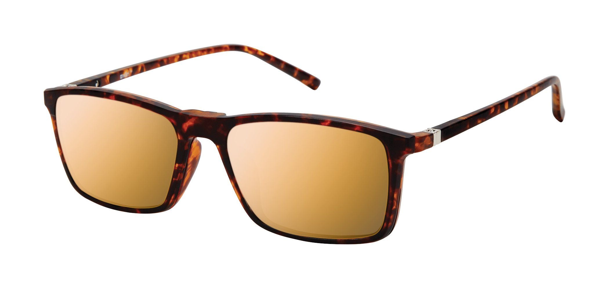 VC-3 Tortoise with Gold Mirror Clip | Väri Eyewear