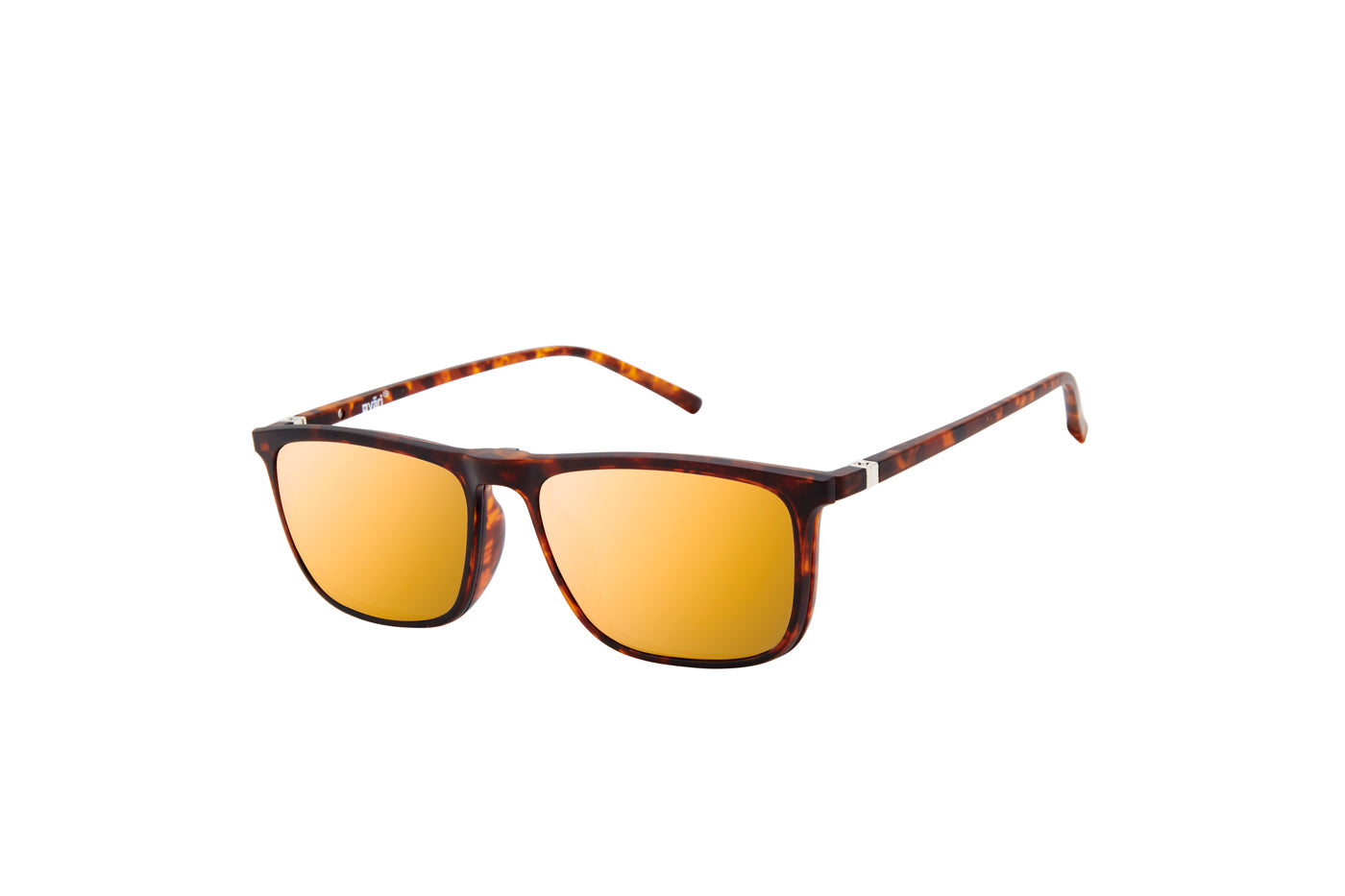 VC-4 Tortoise with Gold Mirror Clip | Väri Eyewear