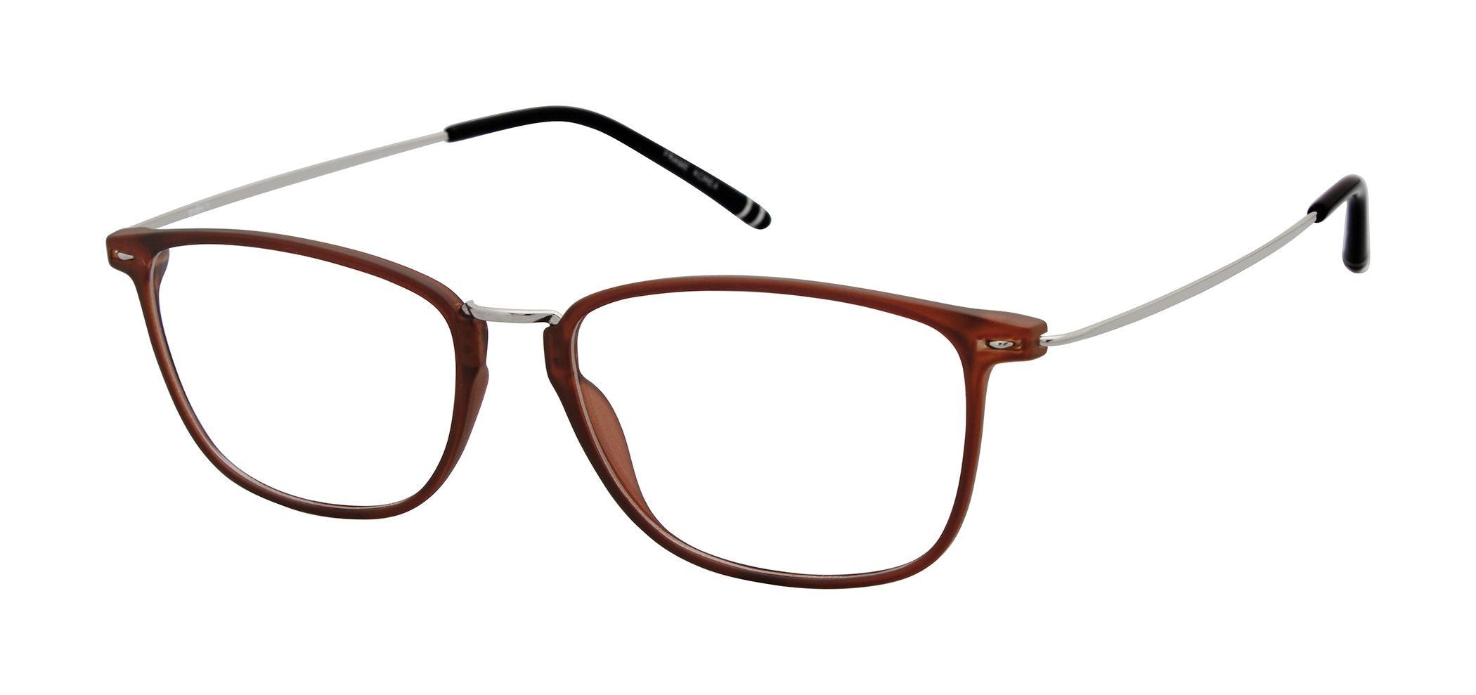 VR-14 Brown Trans/Silver (Wholesale) | Väri Eyewear